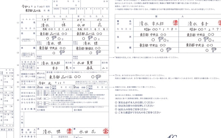 婚姻 届 の 提出 先
