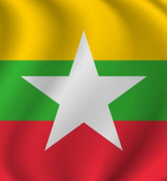ミャンマーの国旗の画像