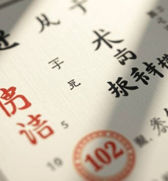 影付きの日本語文書のクローズアップ画像