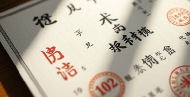 影付きの日本語文書のクローズアップ画像