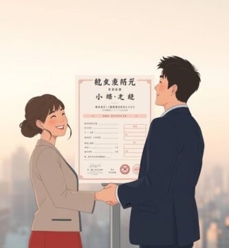 日本のカップルの漫画画像