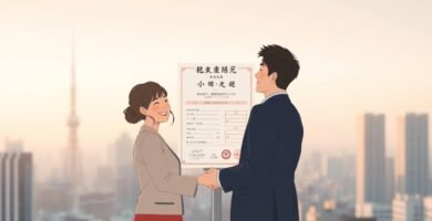 日本のカップルの漫画画像