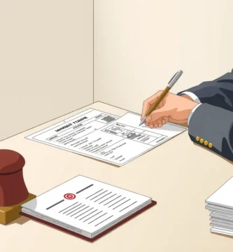 結婚届を記入する人の漫画画像